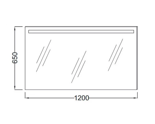 Зеркало Jacob Delafon VOX 120 см, с подсветкой, EB1418-NF