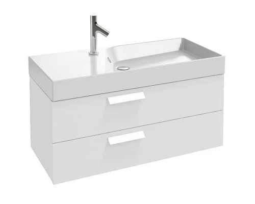 Тумба для раковины Jacob Delafon Rythmik EB1304-N18, 100 см, цвет белый глянцевый