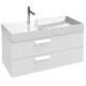 Тумба для раковины Jacob Delafon Rythmik EB1304-N18, 100 см, цвет белый глянцевый