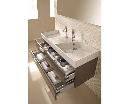 Тумба для раковины Jacob Delafon Rythmik EB1304-N18, 100 см, цвет белый глянцевый