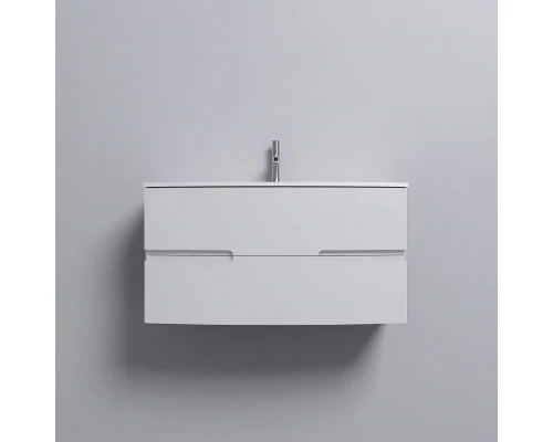 Тумба под раковину Jacob Delafon Nona 100 см, с интегрированными ручками, белый глянцевый, EB1889RU-G1C