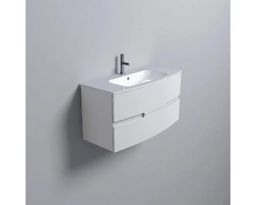 Тумба под раковину Jacob Delafon Nona 100 см, с интегрированными ручками, белый глянцевый, EB1889RU-G1C