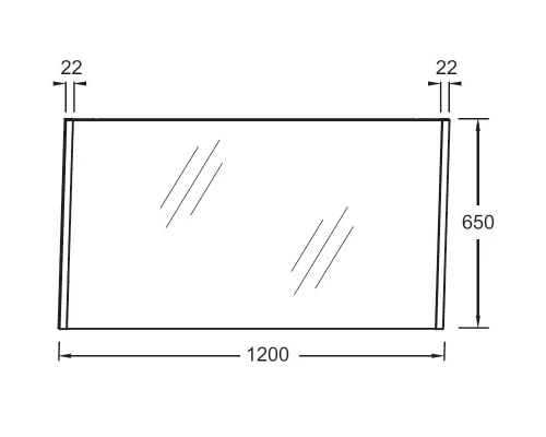 Зеркало Jacob Delafon Sherwood 120 см, без подсветки, натуральный дуб, EB1838RU-P6