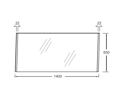 Зеркало Jacob Delafon Sherwood 140 см, без подсветки, состаренный дуб, EB1839RU-P13