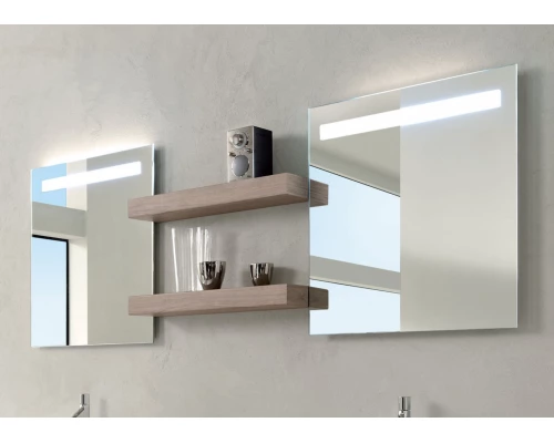 Зеркало Jacob Delafon Rythmik/Formilia 80 см, с подсветкой и часами, EB1160-NF