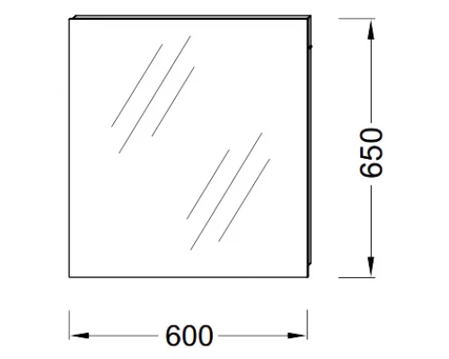 Зеркало Jacob Delafon Ola EB1080 60 см