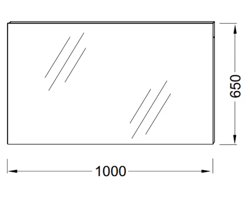 Зеркало Jacob Delafon Ola EB1099 100 см