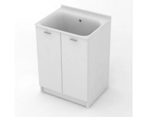 Комплект для постирочной Kerasan Aquadom 9166k3*0, 60 x 50 см напольный, белый матовый