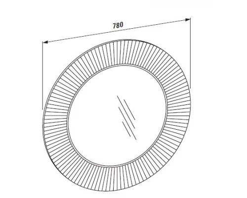 Зеркало Laufen Kartell 3863310840001 (3.8633.1.084.000.1)