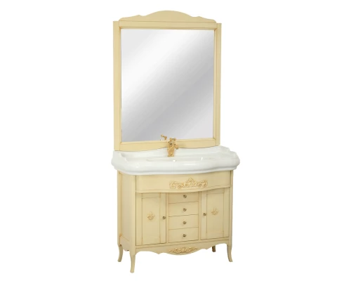 Зеркало Migliore Bella 96 х 114 см, цвет decape sabbia песочный, 25951