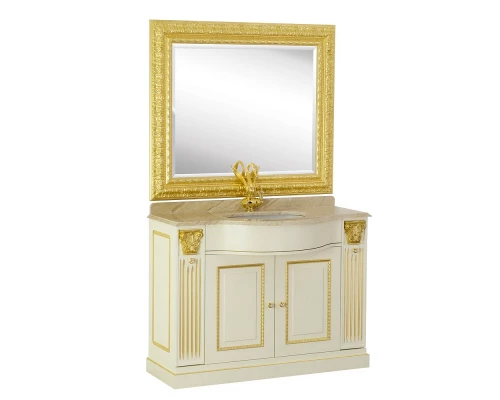 Зеркало с фаской Migliore Ravenna 117 x 101 см, декор золото, 27335