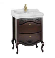 Тумба под раковину Migliore Impero 60 см, цвет орех Noce, 25971