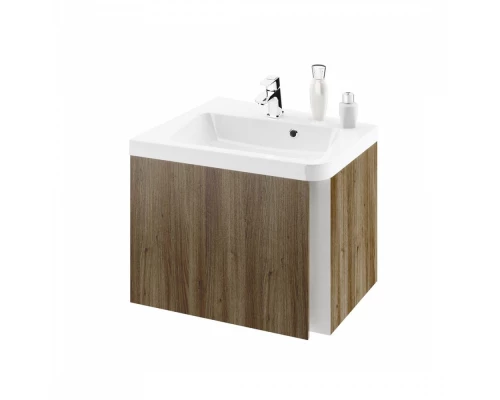 Тумба под раковину Ravak SD 10° угловая, левая/правая, 65 см, темный орех, X000000747/X000000750