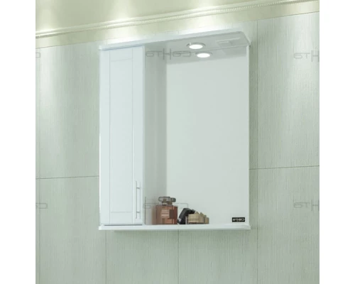 Зеркальный шкаф СаНта Дублин 60 левый/правый, с подсветкой (123001/123002)