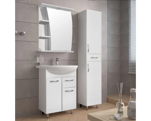 Тумба под раковину Style Line Эко Стандарт №11 61 ЛС-00000101, 61 см, напольная, белая