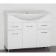 Тумба под раковину Style Line Эко Стандарт №26 100 ЛС-00000240, 100 см, напольная, белая