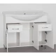 Тумба под раковину Style Line Эко Стандарт №26 100 ЛС-00000240, 100 см, напольная, белая