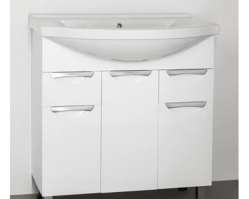 Тумба под раковину Style Line Жасмин 80 белая ЛС-00000038, 80 см, напольная