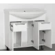 Тумба под раковину Style Line Жасмин 80 белая ЛС-00000038, 80 см, напольная