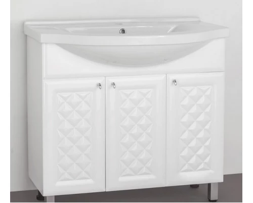 Тумба под раковину Style Line Канна 90 ЛС-00000168, 90 см, напольная, белая