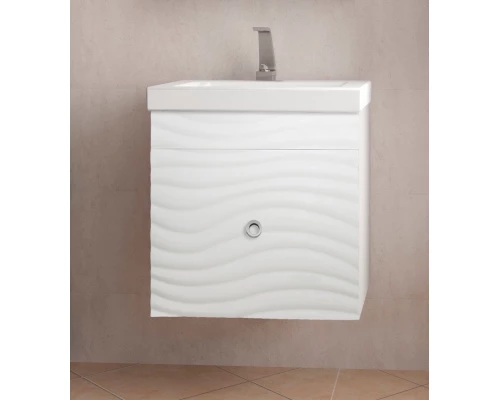 Тумба под раковину Style Line Вероника 60 см, ЛС-00000727, подвесная, белая