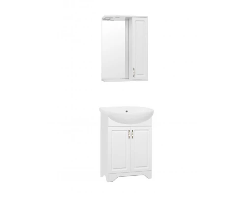 Тумба под раковину Style Line Олеандр-2 55 ЛС-00000046 Люкс, 55 см, напольная, белая