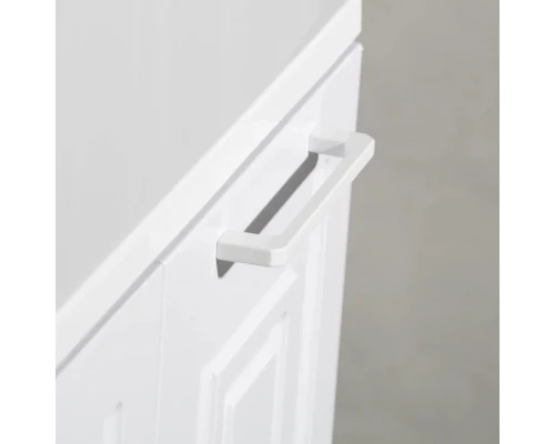 Тумба под раковину Style Line Альба 90 см Люкс, подвесная/напольная, 2 ящика, корзина, белый, Plus, левая/правая