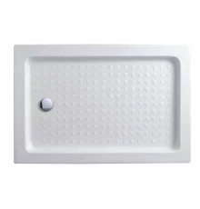 Поддон акриловый Cezares TRAY-A-AH-100/80-15-W, с сифоном в комплекте