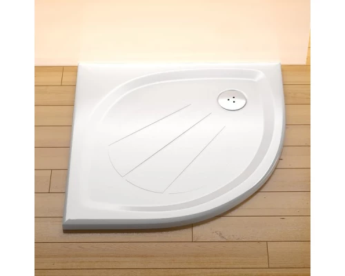 Поддон Ravak Elipso Pro-90, 90 x 90 см, из искусственного камня, белый, XA237701010