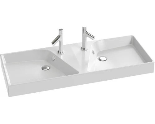 Двойная подвесная раковина-столешница Jacob Delafon Rythmik EXM112-Z-00