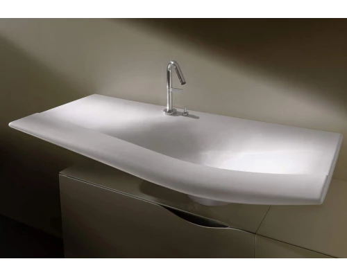 Раковина Jacob Delafon Stillness E1292-00, 120*52 см, с отверстием для ручки донного клапана