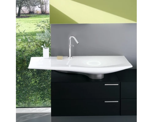 Раковина Jacob Delafon Stillness E1292-00, 120*52 см, с отверстием для ручки донного клапана