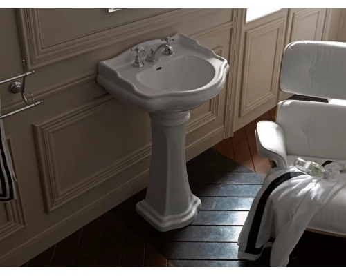 Раковина Kerasan Retro 104501*1, с 1 отв. под смеситель, 56*46,5 см