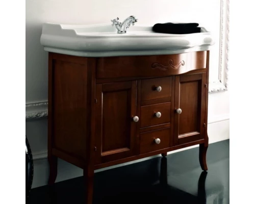 Раковина Kerasan Retro, 100 х 54,5 см, с тремя отверстиями, белая