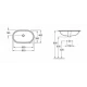Раковина Villeroy&Boch O.novo 41626001 60*35 см