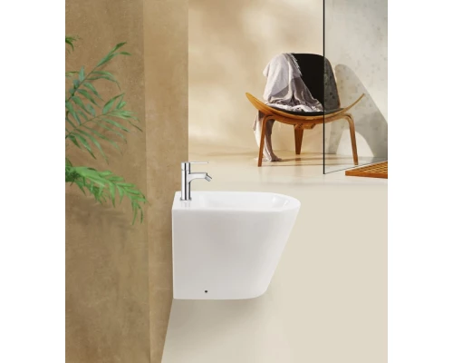 Напольное биде BelBagno Flay-R, белое, BB1003B