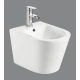 Подвесное биде BelBagno Flay-R, белое, BB053BH