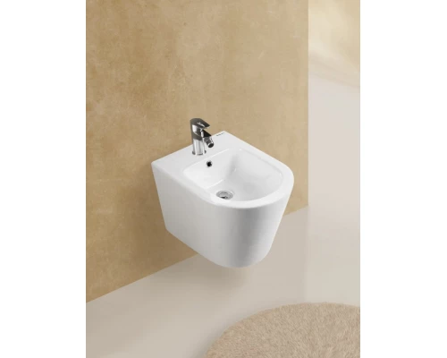 Подвесное биде BelBagno Flay-R, белое, BB053BH