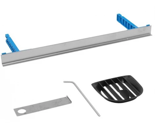 Душевой трап Geberit Duofix, для душевой системы с водоотводом в стене, для встраиваемого в стену смесителя, 111.580.00.1