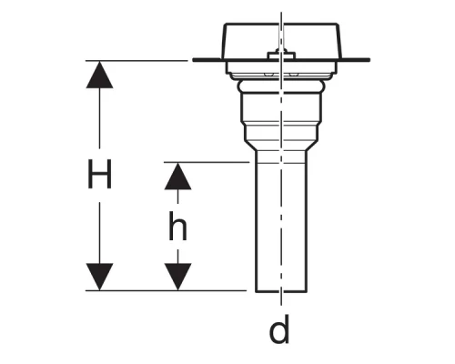 Душевой трап Geberit CleanLine, 154.153.00.1