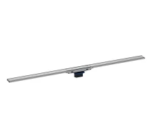 Решетка для дренажного канала Geberit CleanLine60, 30-130 cм, вровень с полом, нержавеющая сталь полированная/нержавеющая сталь матовая, 154.457.KS.1