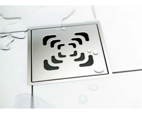 Трап водосток Pestan Confluo Standard Square 4 Mask 150*150 мм нержавеющая сталь с рамкой 13000084