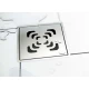 Трап водосток Pestan Confluo Standard Vertical Square Mask 150*150 мм нержавеющая сталь с рамкой 13000076
