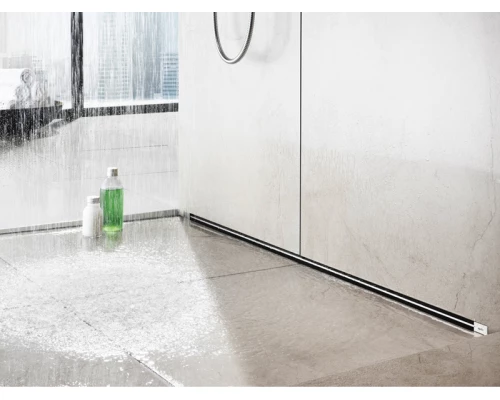 Душевой лоток Viega Advantix Vario 736736 под щелевую решетку, пристенный, подрезной от 30-120 см, высота сифона 6,6 см