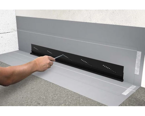 Душевой лоток Viega Advantix Vario 736736 под щелевую решетку, пристенный, подрезной от 30-120 см, высота сифона 6,6 см