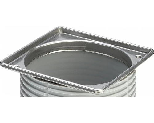 Трап Viega Advantix 583248, 100 x 100 мм, с сухим затвором, рамка металл, с решеткой из нержавеющей стали