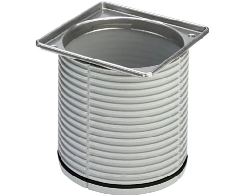 Трап Viega Advantix 583248, 100 x 100 мм, с сухим затвором, рамка металл, с решеткой из нержавеющей стали