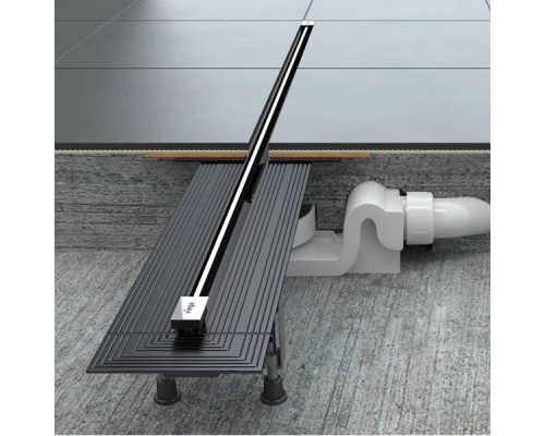 Душевой лоток Viega Advantix 721671 под дизайн-вставку, корпус, подрезной, 70 мм, (плоская модель)