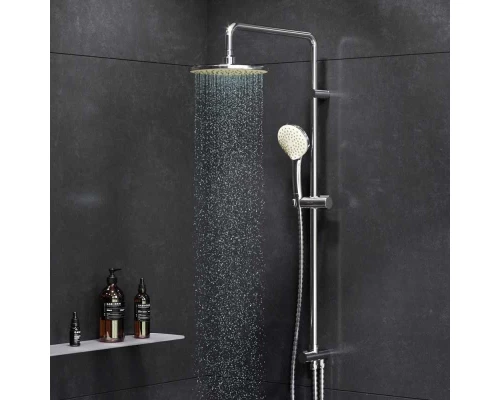 Душевой гарнитур Am.Pm Gem F0790000 с верхним душем d 220 мм, 1 режим лейки