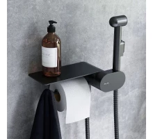 Гигиенический душ Am.Pm Like, со смесителем, черный матовый, F0202622